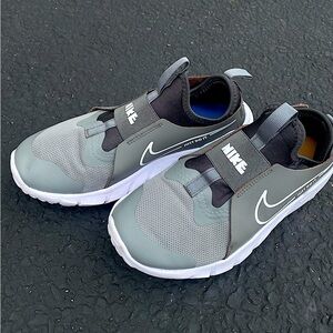Gray Nike Silver Sneaker